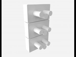 siemens 3 power outlets 3D Model