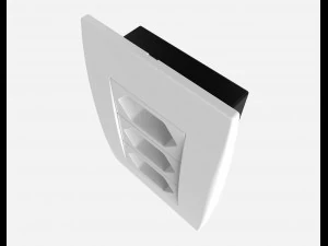 siemens 3 power outlets 3D Model