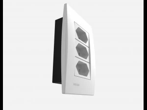 siemens 3 power outlets 3D Model