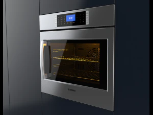 bosch 30 single wall oven 3D Model