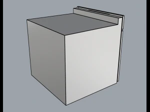 bosch 30 single wall oven 3D Model