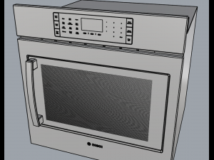 bosch 30 single wall oven Model 3D