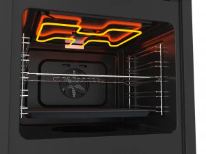 forno matalskare Modello 3D