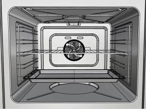 forno matalskare Modello 3D