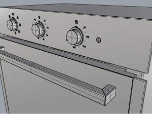 oven matalskare 3D 모델