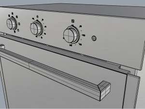 forno matalskare Modello 3D