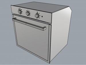oven matalskare 3D 모델