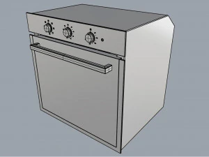 forno matalskare Modello 3D