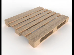 palet pbr 1200mm x 1000mm Model 3D