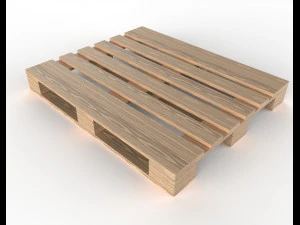 pallet pbr 1200mm x 1000mm 3D Model
