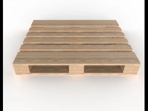 pallet pbr 1200mm x 1000mm 3D Model