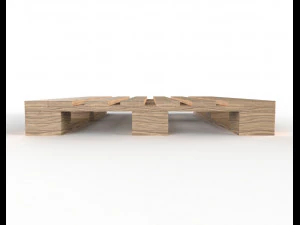 pallet pbr 1200mm x 1000mm 3D Model