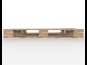 pallet pbr 1200mm x 1000mm 3Dモデル