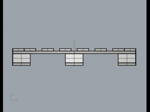 pallet pbr 1200mm x 1000mm 3Dモデル