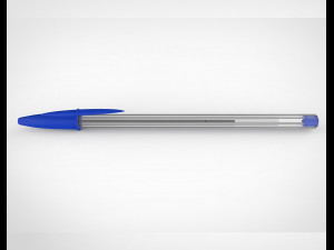 bic pen 3D 모델