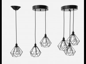 trybo wire pendant diamond 3D Model