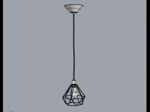 trybo wire pendant diamond Modelo 3D