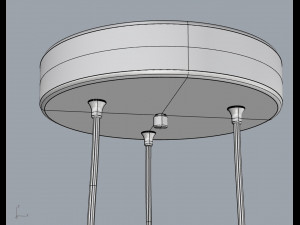 trybo wire pendant diamond Modelo 3D