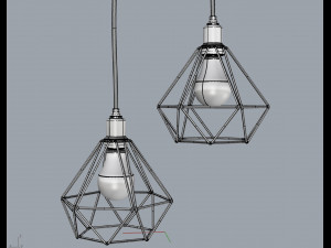 trybo wire pendant diamond Modelo 3D