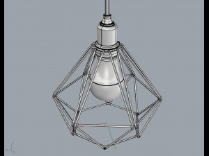 trybo wire pendant diamond Modelo 3D