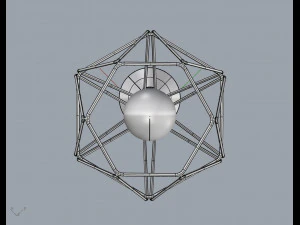 trybo wire pendant diamond 3D Model