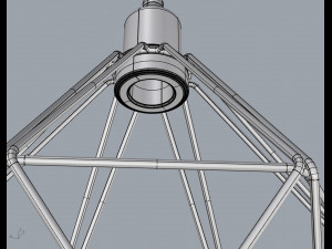 trybo wire pendant diamond Modelo 3D