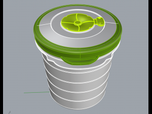 plastic pot sanremo 3D Модель