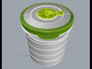plastic pot sanremo 3D Model