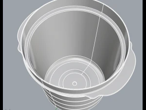 plastic pot sanremo 3D Model