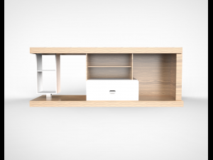 rack living room 01 Model 3D