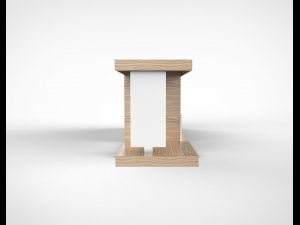 rack living room 01 Model 3D
