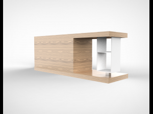 rack living room 01 Model 3D