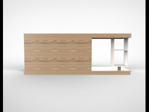 rack living room 01 Model 3D