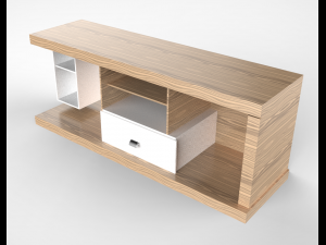 rack living room 01 Model 3D
