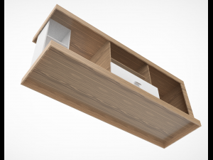 rack living room 01 Model 3D