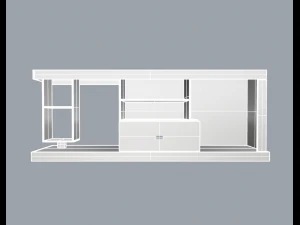 rack living room 01 3D Model