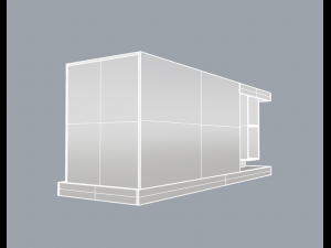 rack living room 01 Model 3D