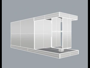 rack living room 01 3D Model