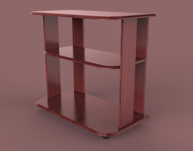 small rack 01 3D Model .c4d .max .obj .3ds .fbx .stl .blend 
