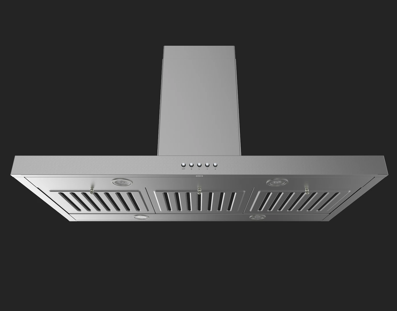 kobe brillia 42 inch range hood 3D Model .c4d .max .obj .3ds .fbx .stl .blend 