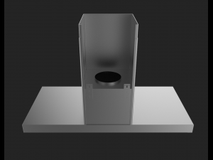 kobe brillia 42 inch range hood 3D Model