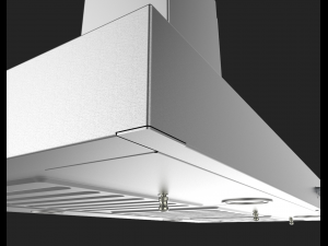 kobe brillia 42 inch range hood 3D Model