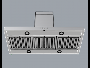kobe brillia 42 inch range hood 3D Model