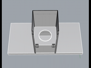 kobe brillia 42 inch range hood 3D Model
