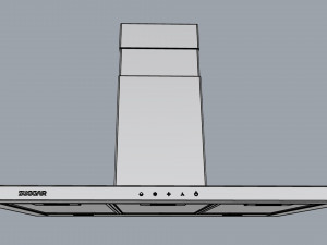 suggar granada slim touch 90cm stainless steel 3D Model