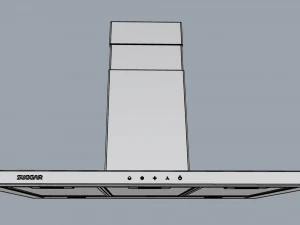 suggar granada slim touch 90cm stainless steel 3D Model