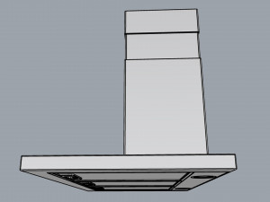 suggar granada slim touch 90cm stainless steel 3D Model