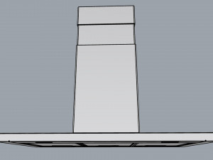 suggar granada slim touch 90cm stainless steel 3D Model