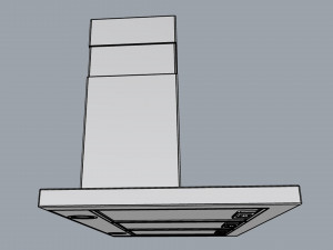 suggar granada slim touch 90cm stainless steel 3D Model