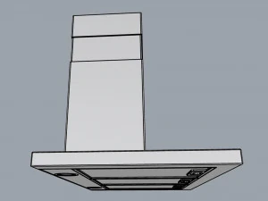 suggar granada slim touch 90cm stainless steel 3D Model